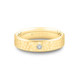 Shell Ascend Hammered Diamond Men's Band - Nicolas