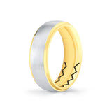 Shell Ascend Two Tone Brushed Men's Band - Parker