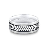Shell Apex Engraved Men's Band - Graham