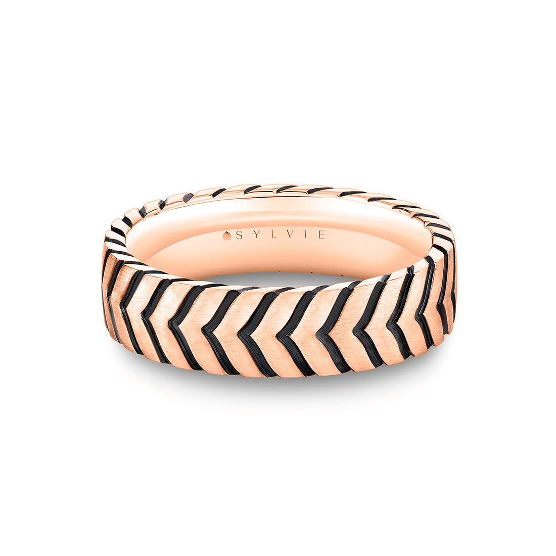 Shell Apex Engraved Men's Band - Myles