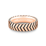 Shell Apex Engraved Men's Band - Myles