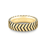 Shell Apex Engraved Men's Band - Myles