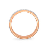 Shell Ascend Two Tone Summit Men's Band - Sterling