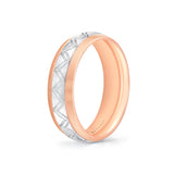 Shell Ascend Two Tone Summit Men's Band - Sterling