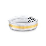 Shell Ascend Two Tone Contoured Men's Band - Fisher