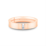 Legacy Shell Brushed Baguette Men's Band - Beckham