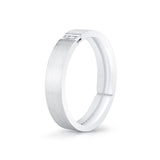Legacy Shell Brushed Baguette Men's Band - Beckham