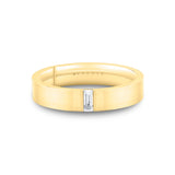 Legacy Shell Brushed Baguette Men's Band - Beckham