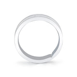 Legacy Shell Brushed Baguette Men's Band - Garrett