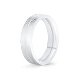 Legacy Shell Brushed Baguette Men's Band - Garrett