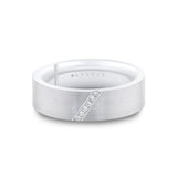 Fluted Shell Geometric Brushed Men's Band - Benedict