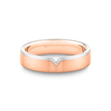 Shell Iconelle Two Tone Men's Band with Shell Tip Accent - Hugo