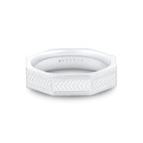 Shell Apex Octagonal Engraved Men's Band - Gavin