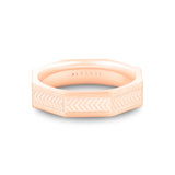 Shell Apex Octagonal Engraved Men's Band - Gavin