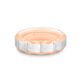 Fluted Shell Two Tone Brushed Men's Band - Francis