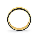 Shell Apex Brushed Black Diamond Men's Band - Jax