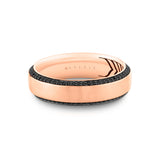 Shell Apex Brushed Black Diamond Men's Band - Jax