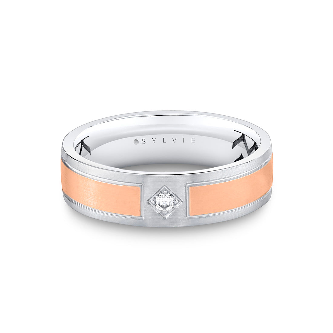 Shell Ascend Two Tone Brushed Men's Band - Finn