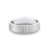 Shell Apex Brushed Diamond Men's Band - Knox