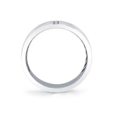 Shell Apex Brushed Diamond Men's Band - Knox