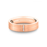 Shell Apex Brushed Diamond Men's Band - Knox