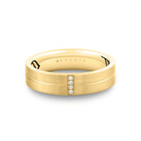Shell Apex Brushed Diamond Men's Band - Knox
