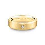 Shell Apex Brushed Diamond Men's Band - Lucien