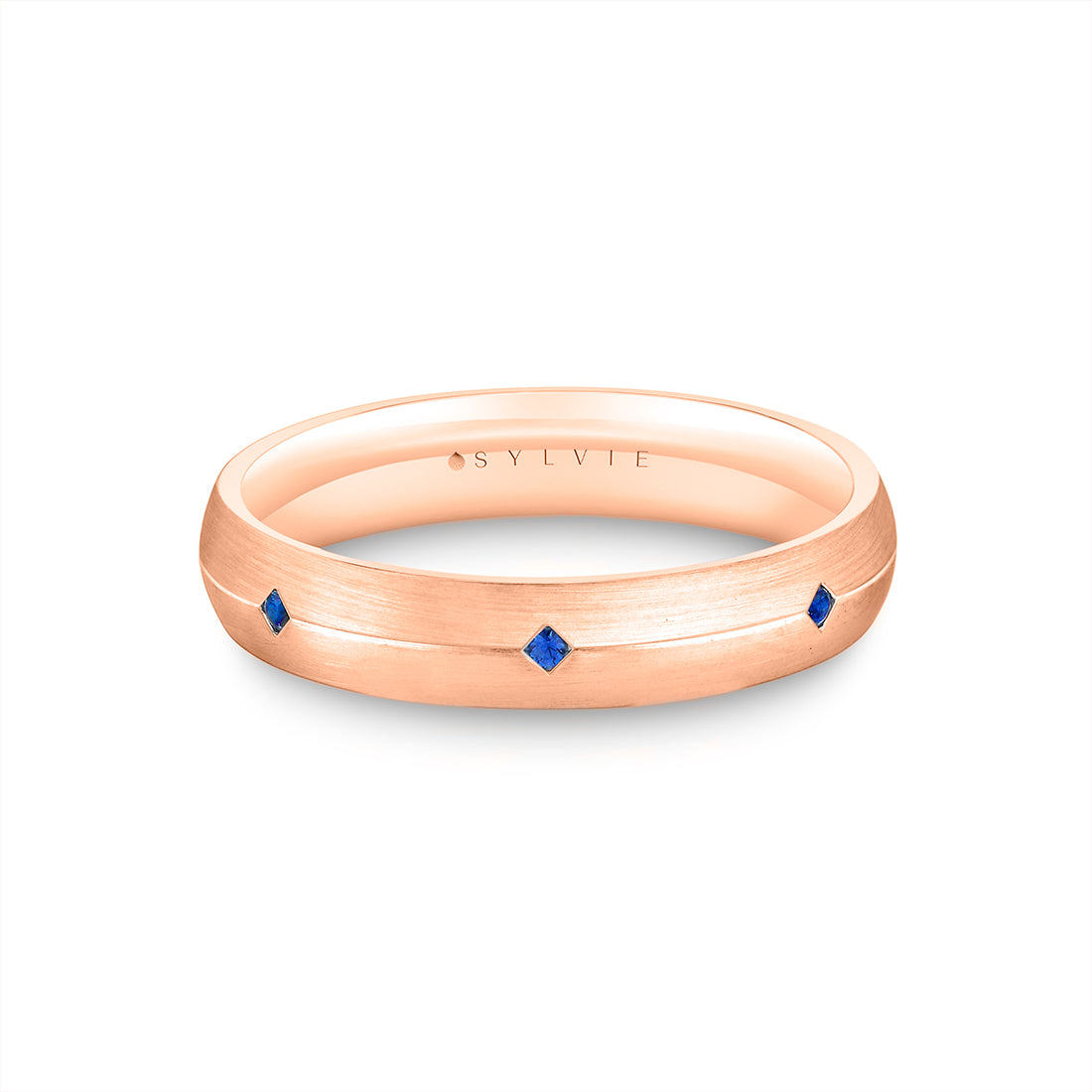 Heritage Brushed Sapphire Men's Band - Omar