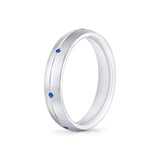 Heritage Brushed Sapphire Men's Band - Omar