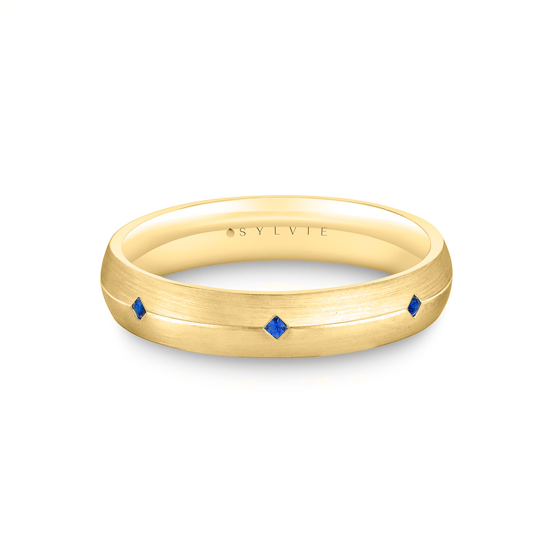 Heritage Brushed Sapphire Men's Band - Omar