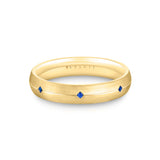 Heritage Brushed Sapphire Men's Band - Omar