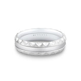 Fluted Shell Two Tone Men's Band - Holden
