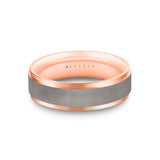 Heritage Knurled Flat Edge Men's Band - Neo
