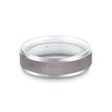 Heritage Knurled Flat Edge Men's Band - Neo