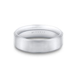 Heritage Brushed Channel Two Tone Men's Band - Oakes