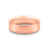 Heritage Brushed Channel Two Tone Men's Band - Oakes