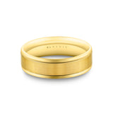 Heritage Brushed Beveled Edge Men's Band - Pierce