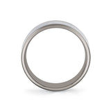 Heritage Brushed Beveled Edge Men's Band - Pierce