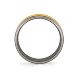 Heritage Brushed Beveled Edge Men's Band - Pierce