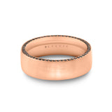 Heritage Brushed Channel Two Tone Men's Band - Quillian