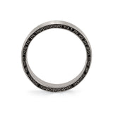 Heritage Brushed Channel Two Tone Men's Band - Quillian