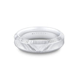 Heritage Brushed Black Diamond Men's Band - Jett
