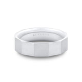 Heritage Polished Geometric Men's Band - Warren