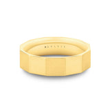 Heritage Polished Geometric Men's Band - Warren
