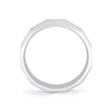 Heritage Polished Geometric Men's Band - Warren