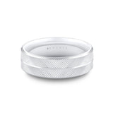 Heritage Brushed Geometric Men's Band - Xylo
