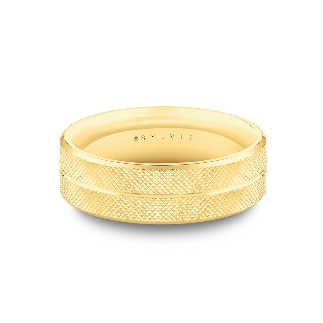 Heritage Brushed Geometric Men's Band - Xylo