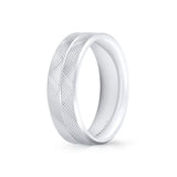 Heritage Brushed Geometric Men's Band - Xylo