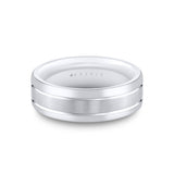 Heritage Knurled Channel Two Tone Men's Band - Quade