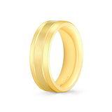 Heritage Knurled Channel Two Tone Men's Band - Quade